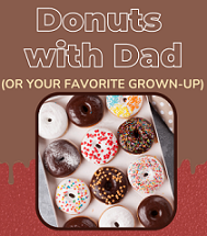 Donuts with dad flyer